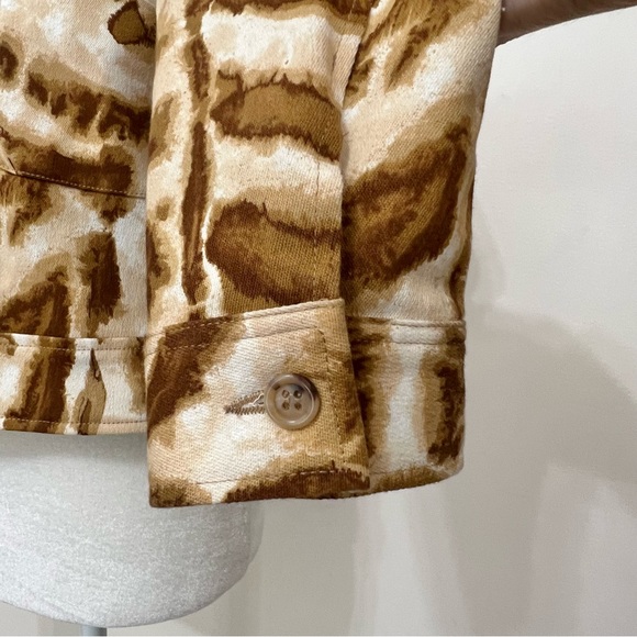Vintage Ron Leal Animal Print Cropped Jacket - Picture 6 of 11
